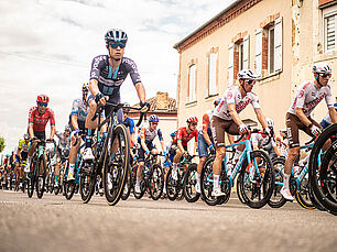 La coureurs du Tour de France - Agrandir l'image (fenêtre modale)